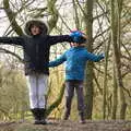 Fred's a tree, A Return to Thornham Walks, Suffolk - 4th February 2018