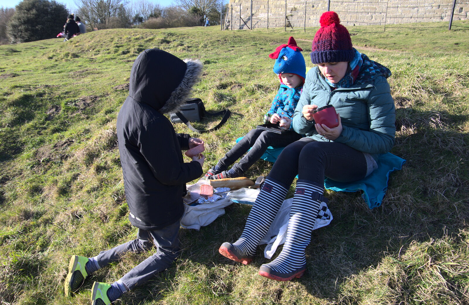 We have a micro-picnic from An Orford Day Out, Orford, Suffolk - 17th February 2018