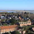 The town of Orford, with the Ness lighthouse in the background, An Orford Day Out, Orford, Suffolk - 17th February 2018