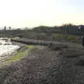 Fred on the foreshore, An Orford Day Out, Orford, Suffolk - 17th February 2018