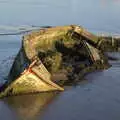 The skeleton of an old boat, An Orford Day Out, Orford, Suffolk - 17th February 2018