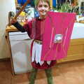2018 Fred with his home-made Roman shield