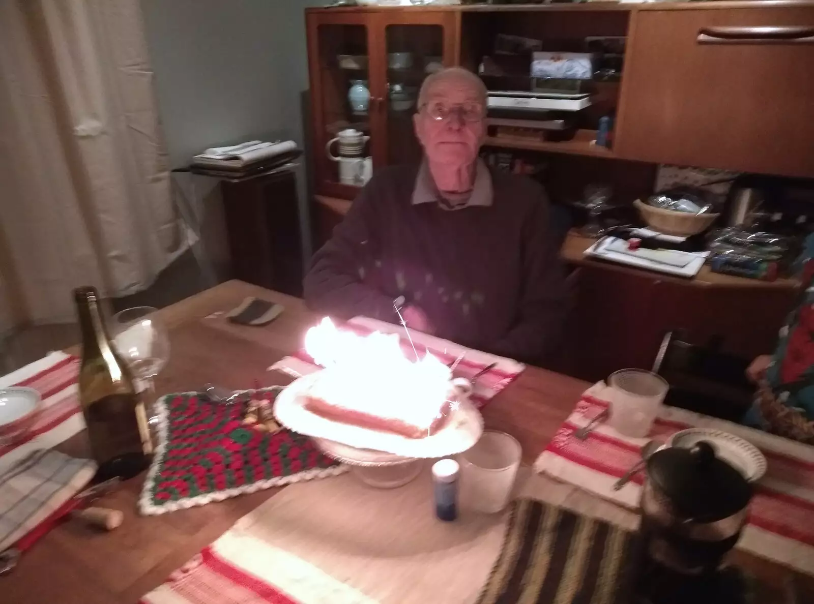 Grandad's cake, from A Walk Around Eye, and the Return of Red Tent, Suffolk and London - 25th February 2018