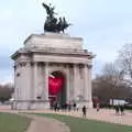 There's an inflatable heart in Wellington Memorial, A Walk Around Eye, and the Return of Red Tent, Suffolk and London - 25th February 2018