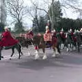 Marching band on Constitution Hill, Snowmageddon: The Beast From the East, Suffolk and London - 27th February 2018