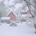 It's a proper white-out, The Beast From the East: Snow Days, Brome, Suffolk - 28th February 2018