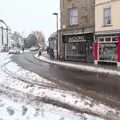 The top of Mere Street, More March Snow and a Postcard from Diss, Norfolk - 3rd March 2018