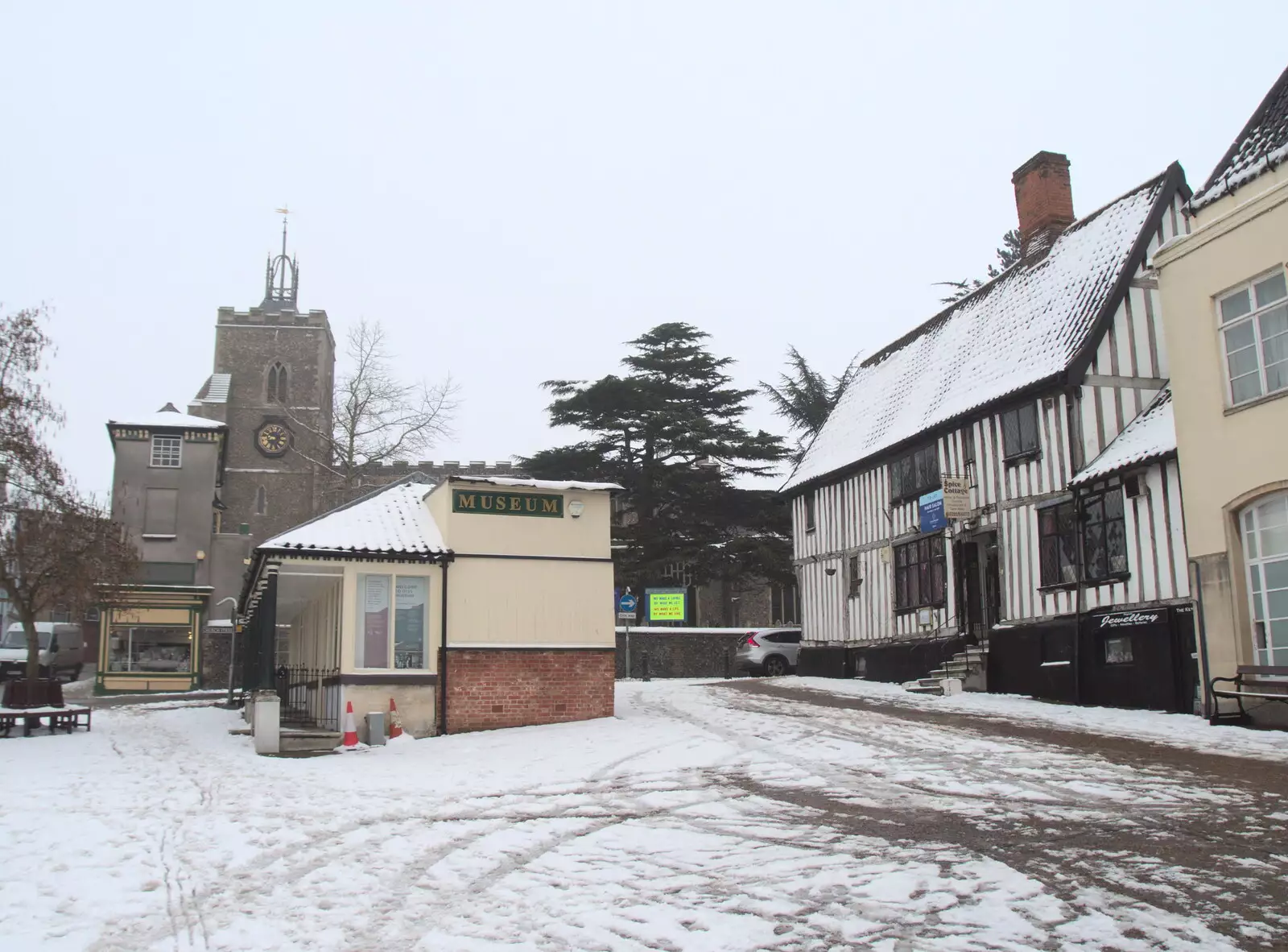 The Diss Museum, from More March Snow and a Postcard from Diss, Norfolk - 3rd March 2018