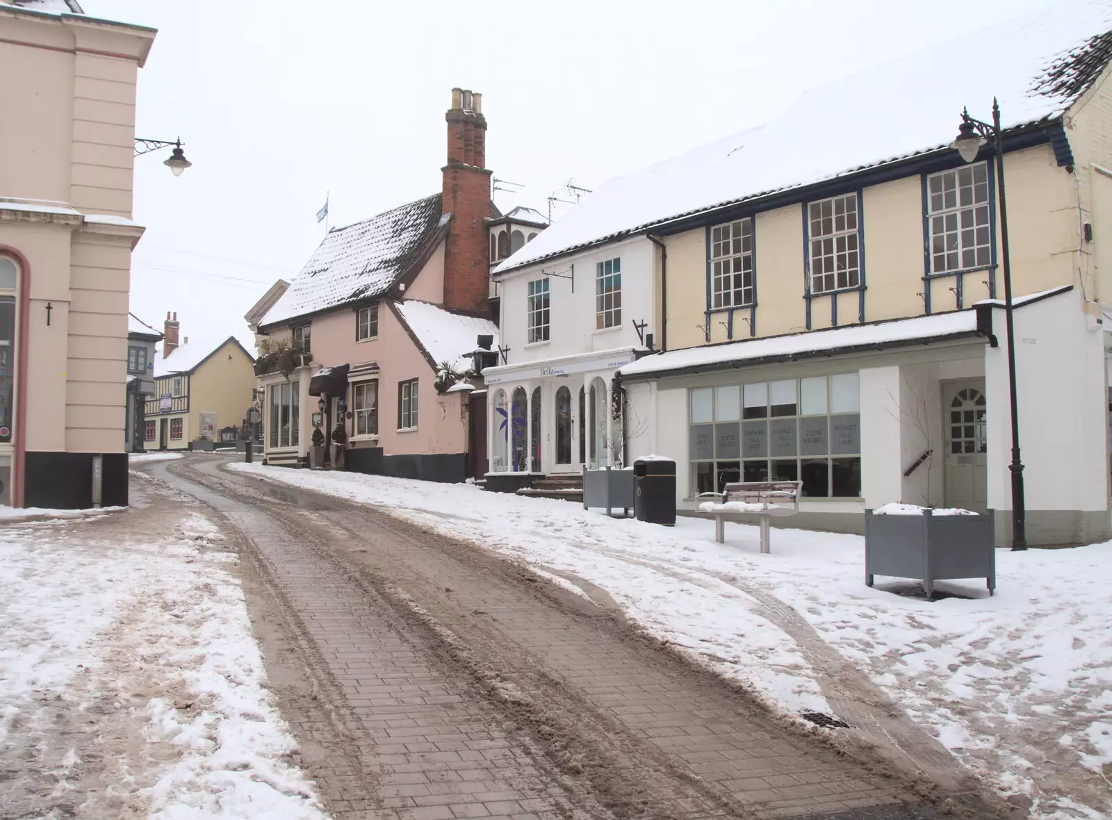 Weaver's restaurant, from More March Snow and a Postcard from Diss, Norfolk - 3rd March 2018