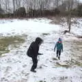 Fred and Harry mess around, The End of the Beast (From the East), Brome, Suffolk - 4th March 2018