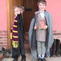 Harry and Fred dress up for World Book Day, The End of the Beast (From the East), Brome, Suffolk - 4th March 2018