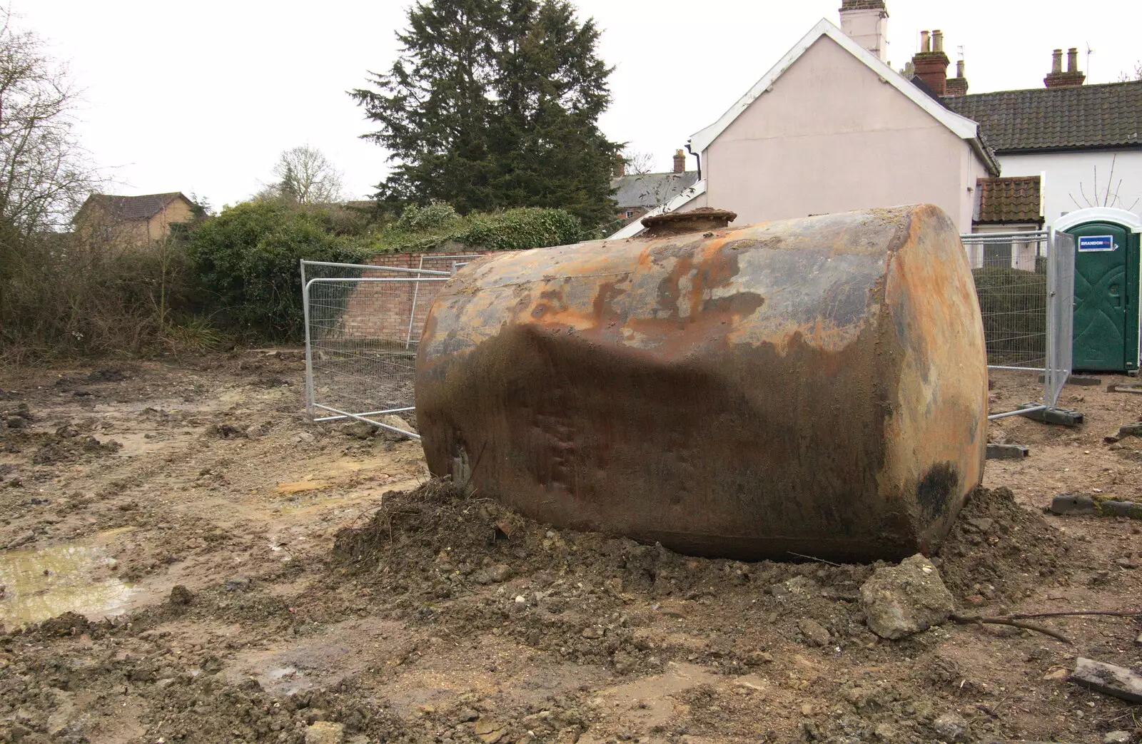 A Strodbroke petrol tank, from A Southwold Car Picnic, Southwold, Suffolk - 11th March 2018