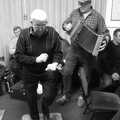 Big Steve does a session on accordion, St. Patrick's Day at the Village Hall, Brome, Suffolk - 16th March 2018