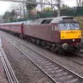 The 'Cathedral Express' Class 47 lurks near Ilford, Trackside Graffiti, and Harry's Cake, London and Suffolk - 28th March 2018