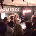 The bar is already packed at 7.30pm, Elvis Lives! (in a Brewery), Station 119, Eye, Suffolk - 29th March 2018