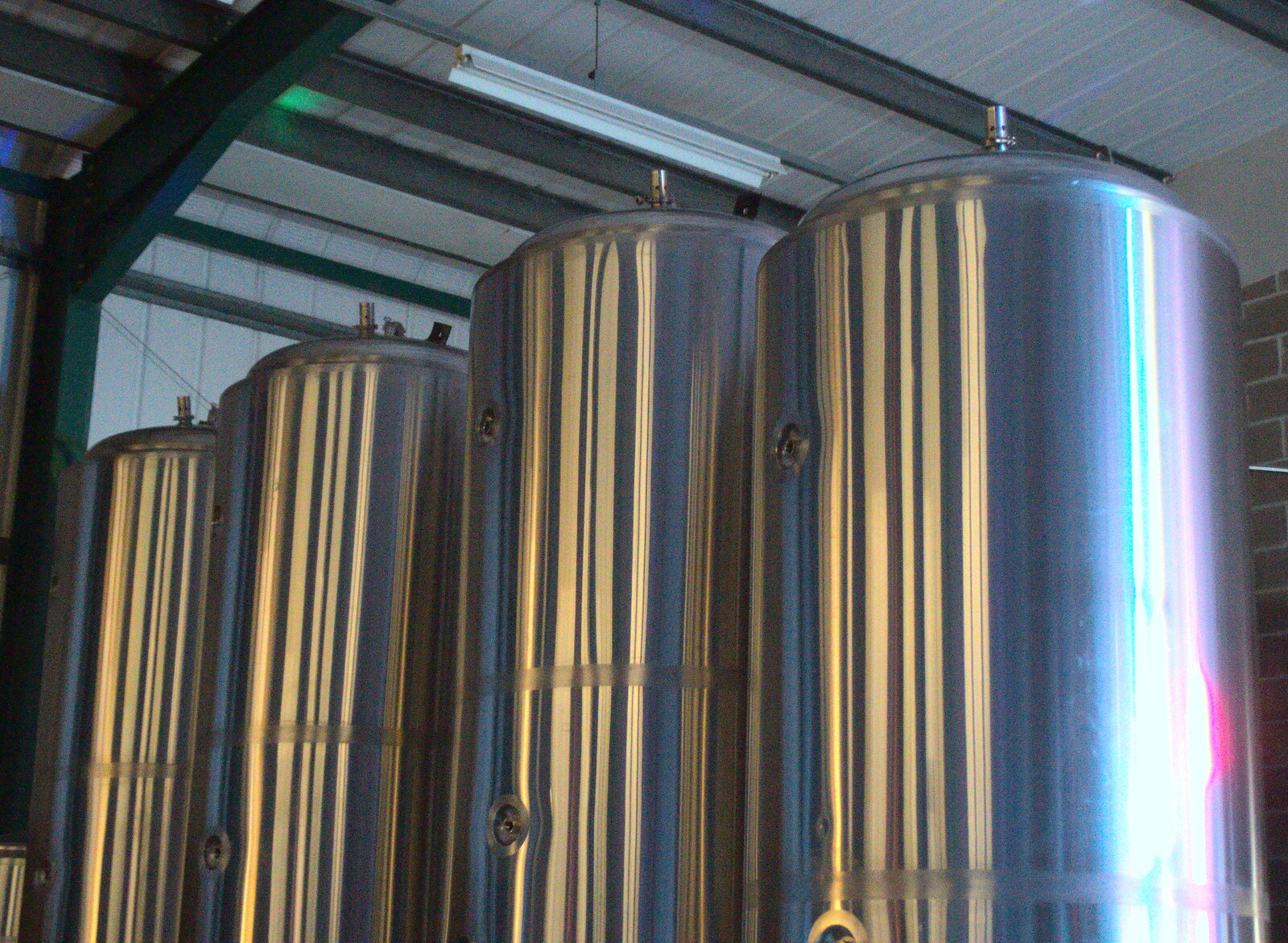 Maturation tanks from Elvis Lives! (in a Brewery), Station 119, Eye, Suffolk - 29th March 2018
