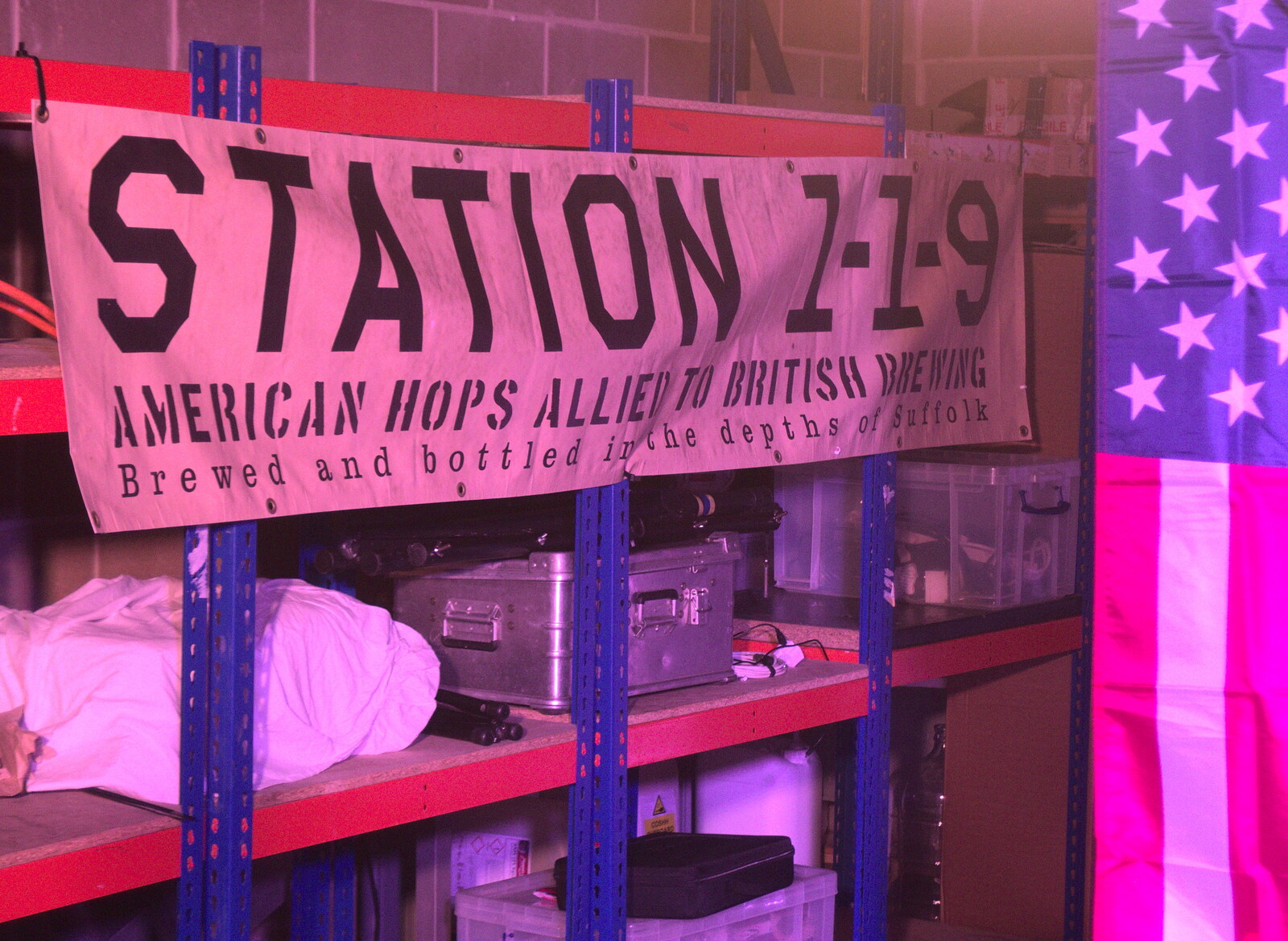 Station 1-1-9's 'mission statement' from Elvis Lives! (in a Brewery), Station 119, Eye, Suffolk - 29th March 2018