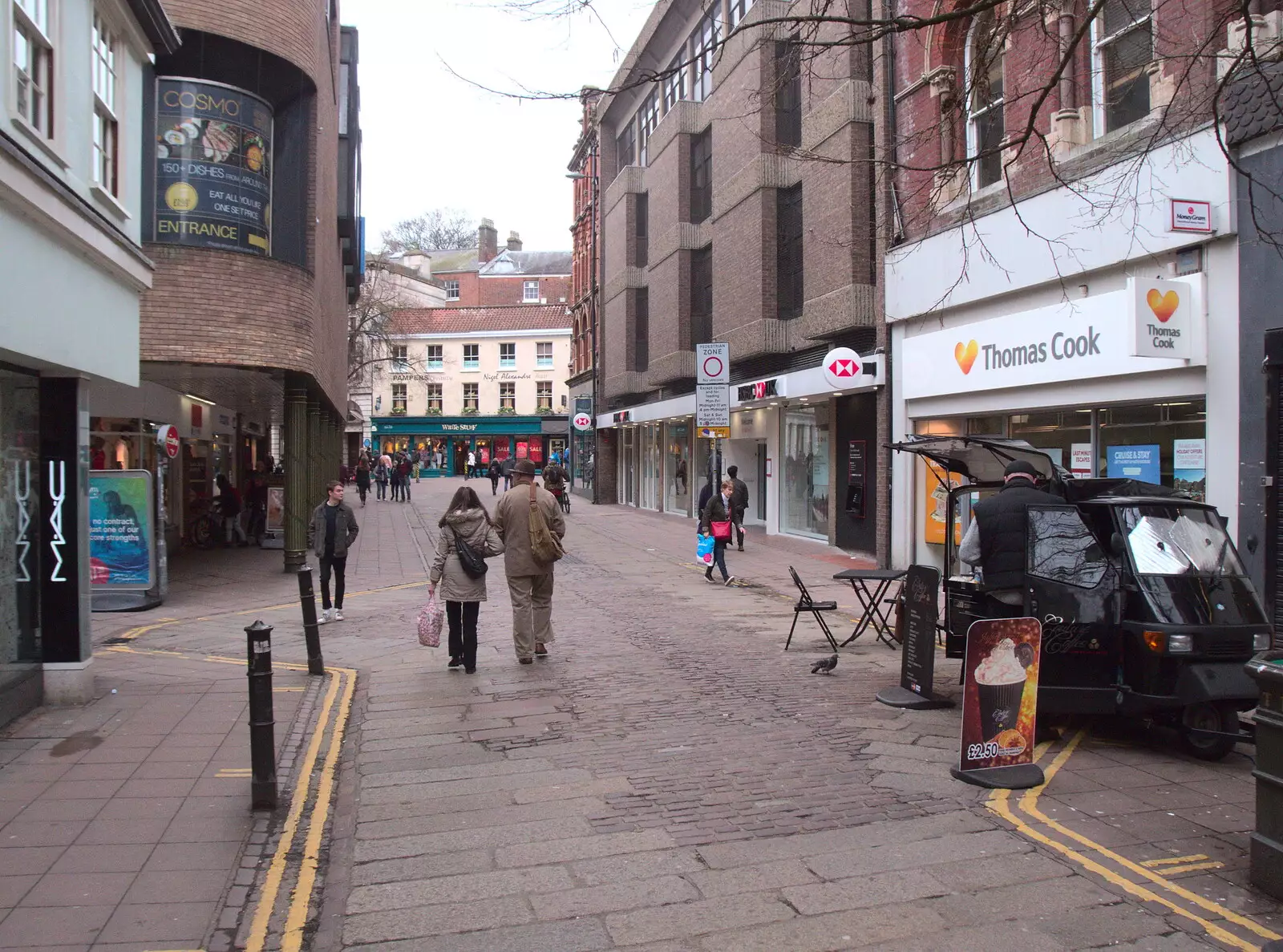 Outside Jarrold's on London Street, from A Couple of Trips to Norwich, Norfolk - 31st March 2018