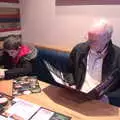 The G-Unit peruses the menu in Pizza Hut, A Couple of Trips to Norwich, Norfolk - 31st March 2018