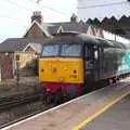 Class 57 57002 hauls a broken Class 90 through Diss, Darts at the Beaky, and a Visit From Brussels, Occold and Thorndon, Suffolk - 9th April 2018