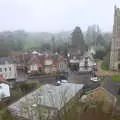 A view towards the school and church, Darts at the Beaky, and a Visit From Brussels, Occold and Thorndon, Suffolk - 9th April 2018