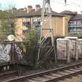 Trackside graffiti in London, Commonwealth Chaos, and the BSCC at Gissing, London and Norfolk - 18th April 2018