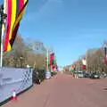 Looking down the Mall to Admiralty Arch, Commonwealth Chaos, and the BSCC at Gissing, London and Norfolk - 18th April 2018