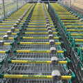 A load of trollies at Morrisons in Diss, The East Anglian Beer Festival, Bury St. Edmunds, Suffolk - 21st April 2018