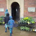 We head into the ticket office, A Trip to Blickling Hall, Aylsham, Norfolk - 29th April 2018