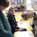 Fred's doing a spot of Morse Code, A Trip to Blickling Hall, Aylsham, Norfolk - 29th April 2018