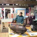 Harry looks at exhibits, A Trip to Blickling Hall, Aylsham, Norfolk - 29th April 2018