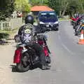 A biker from the Fenlander's Chapter, Beer, Bikes and Bands, Burston Crown, Burston, Norfolk - 6th May 2018