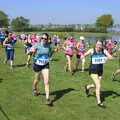 Isobel and Allyson, Isobel's 10km Run, Alton Water, Stutton, Suffolk - 6th May 2018