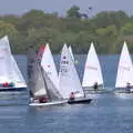 A bunch of Laser dinghies race around, Isobel's 10km Run, Alton Water, Stutton, Suffolk - 6th May 2018