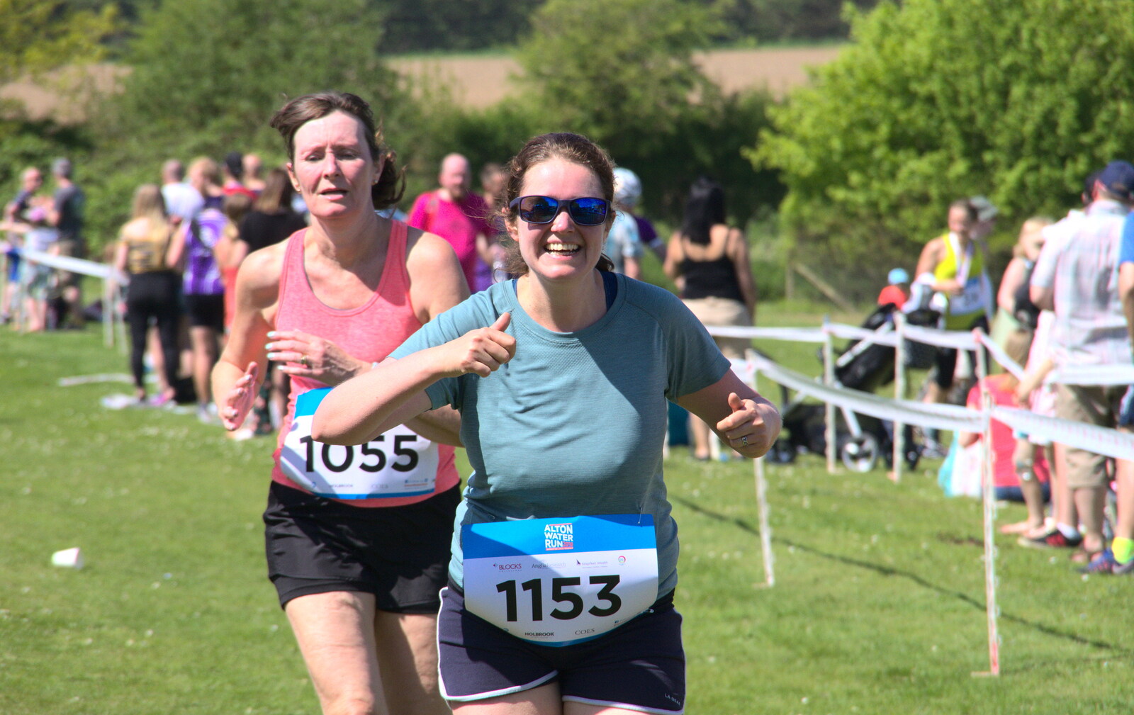 Isobel seems happy to finish from Isobel's 10km Run, Alton Water, Stutton, Suffolk - 6th May 2018