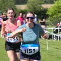 Isobel seems happy to finish, Isobel's 10km Run, Alton Water, Stutton, Suffolk - 6th May 2018