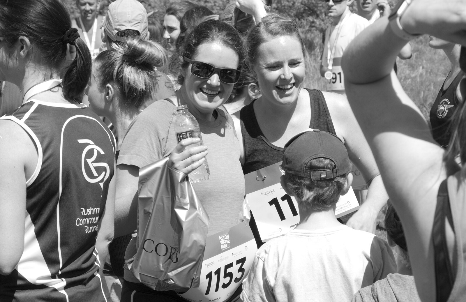 Isobel meets up with Allyson from Isobel's 10km Run, Alton Water, Stutton, Suffolk - 6th May 2018