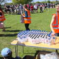 The water station, Isobel's 10km Run, Alton Water, Stutton, Suffolk - 6th May 2018