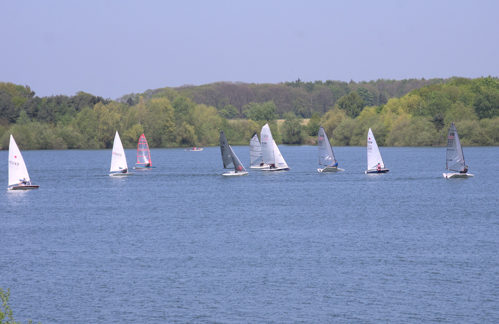 More sailing out on the water from Isobel's 10km Run, Alton Water, Stutton, Suffolk - 6th May 2018