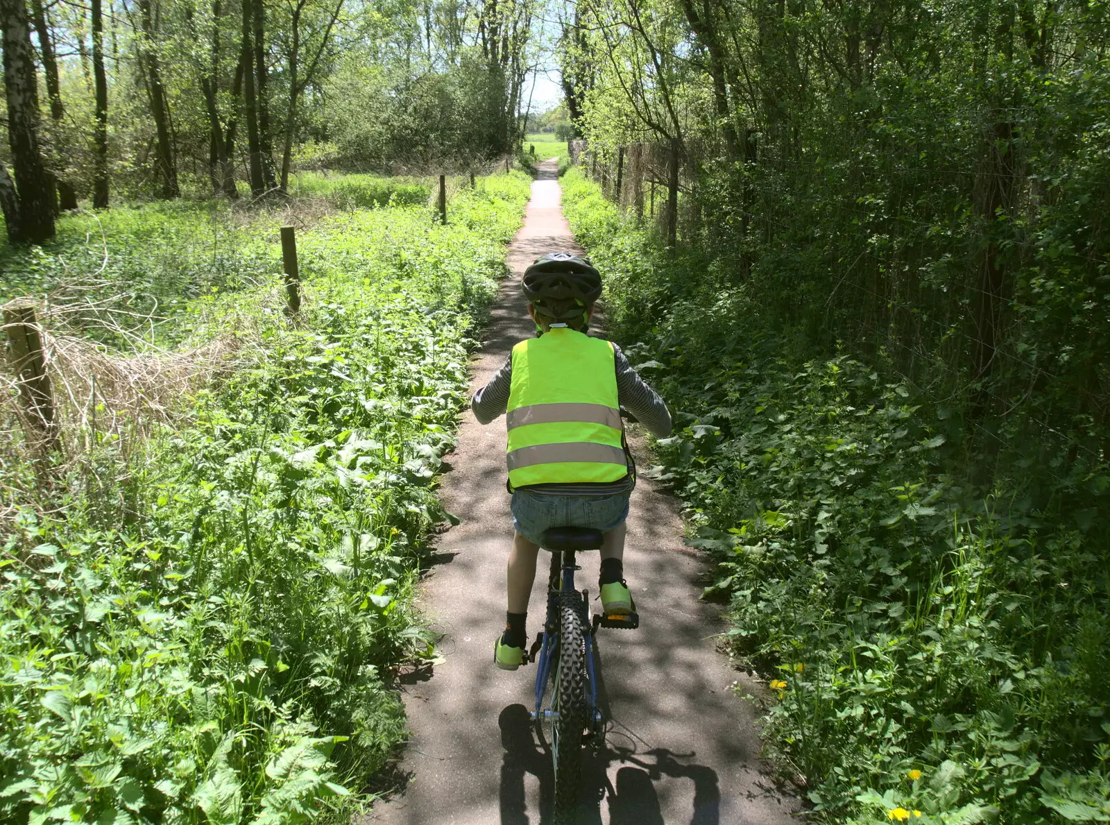 Fred's on the Lows on the way to Palgrave, from A Bike Ride to the Railway Tavern, Mellis, Suffolk - 7th May 2018