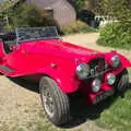 A nice old MG roadster, A Bike Ride to the Railway Tavern, Mellis, Suffolk - 7th May 2018