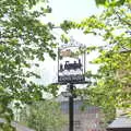 The Railway Tavern sign, A Bike Ride to the Railway Tavern, Mellis, Suffolk - 7th May 2018