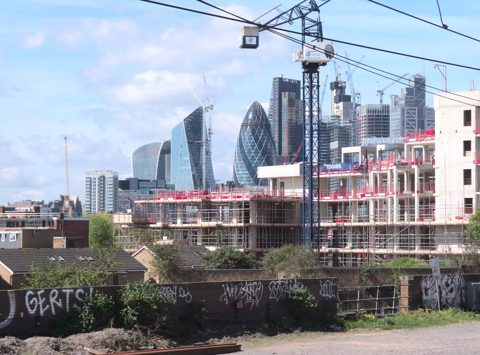 The London skyline fills in some more, from A Lunchtime Trip to Peking Seoul, Paddington, London - 9th May 2018