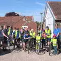 A group photo of the BSCC, The BSCC Weekend Away, Holt, Norfolk - 12th May 2018