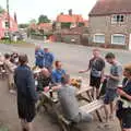 Gaz looks up, The BSCC Weekend Away, Holt, Norfolk - 12th May 2018