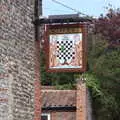 The Chequers' pub sign, The BSCC Weekend Away, Holt, Norfolk - 12th May 2018