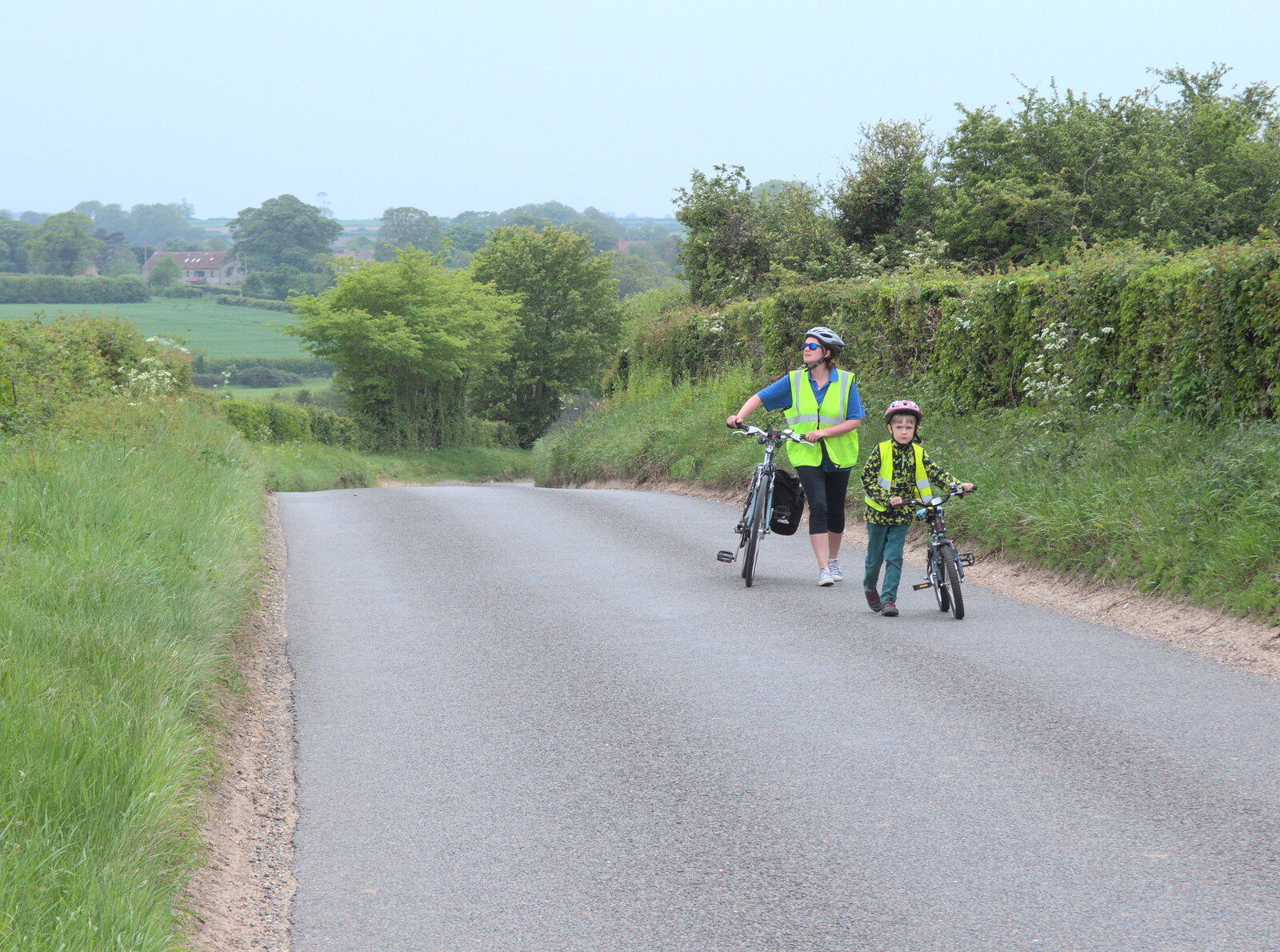 At the top of a steep hill from The BSCC Weekend Away, Holt, Norfolk - 12th May 2018