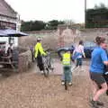 The BSCC heads off again, in the rain, The BSCC Weekend Away, Holt, Norfolk - 12th May 2018