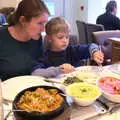 Harry chops up a Naan bread, The BSCC Weekend Away, Holt, Norfolk - 12th May 2018