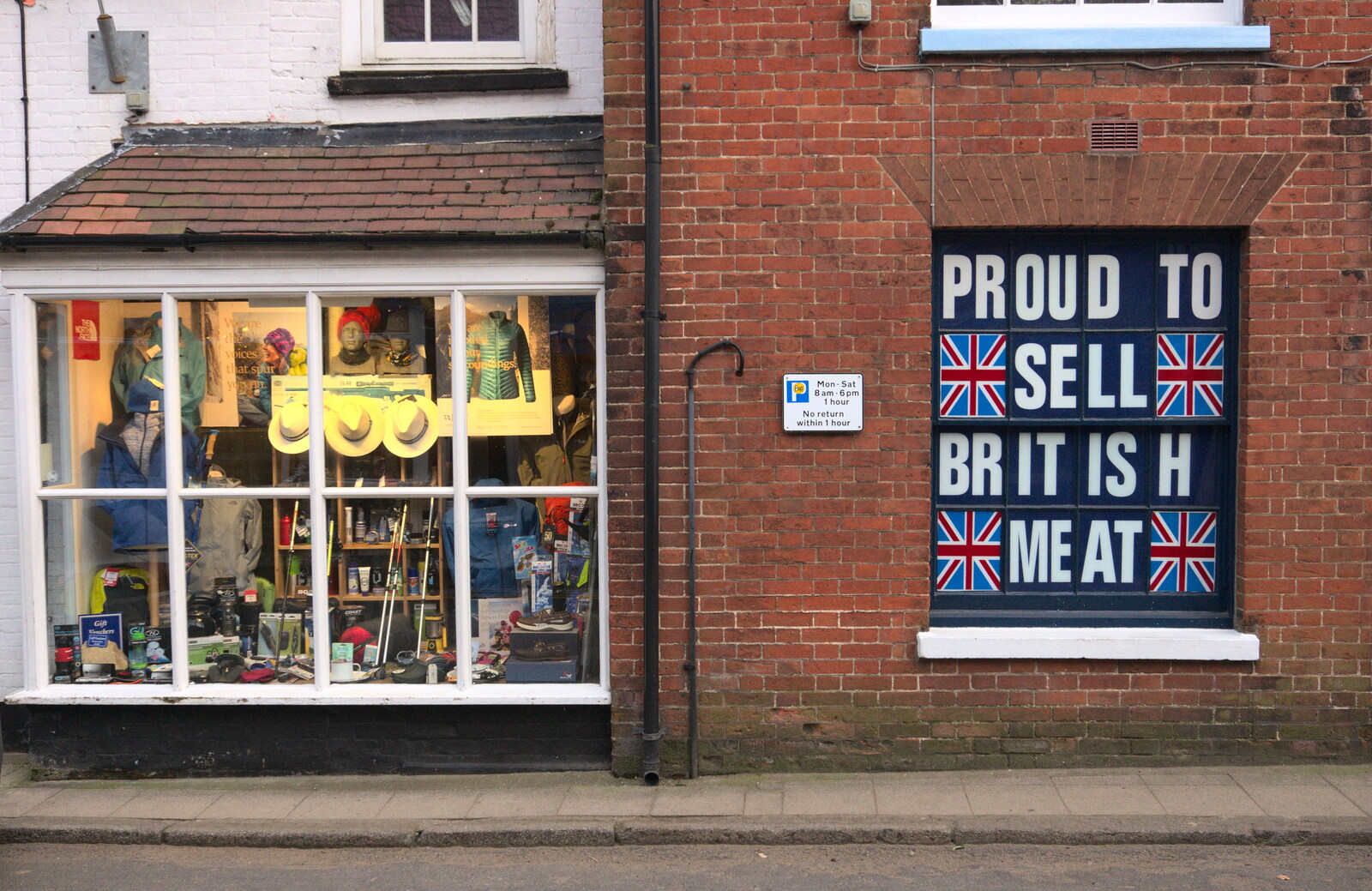 'Proud to sell Br, it is 'h' meat'. Or something from The BSCC Weekend Away, Holt, Norfolk - 12th May 2018